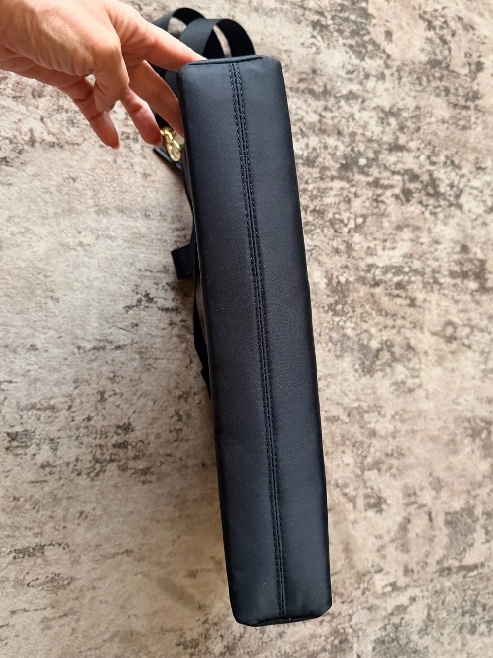Samsonite Black Laptop Bag with Gold Hardware